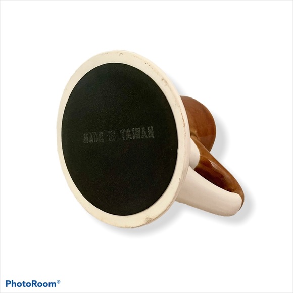 Vintage MCM Two-Tone Mug Vase with Handle Decor - Picture 4 of 5